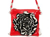 PVC Flower Messenger Bag