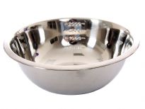 Stainless Steel 2000 ml measuring bowl.