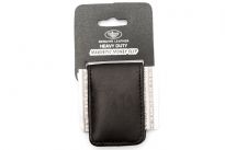 Carry your money in style. This is a genuine leather strong magnetic money clip in Black, made of high quality cowhide leather with strong magnets that hold cash securely. As this is genuine leather, please be aware that there will be some small creases and nicks in the leather but the wallet are all brand new. Brown color is sold out. Only Black color available.