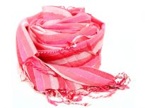 100% viscose yarn dyed scarf. 