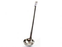 Stainless Steel 8 Oz. measuring ladleThickness: 0.9 mmWeight: 145 gmsLength: 14.5 inches