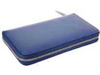 Leather ladies zipper wallet