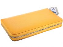 Genuine Leather ladies zipper wallet