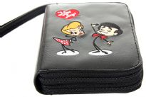 I Love Lucy licensed PVC double all round zipper organizer wallet