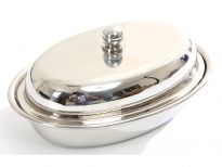 Stainless Steel Oval Dish