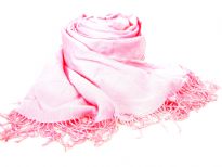 Rayon Pashmina Shawl with beaded fringes.