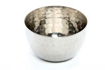 Stainless Steel Hammered Round dish