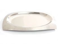 Stainless Steel collared oval tray