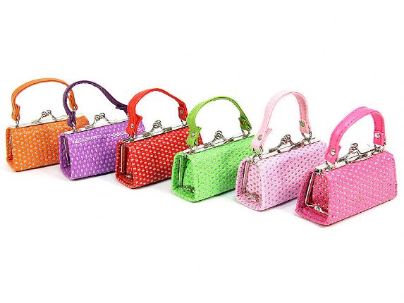 Wholesale Handbags #sb10bt Assorted Colors Coin Purses Sold Per Dozen