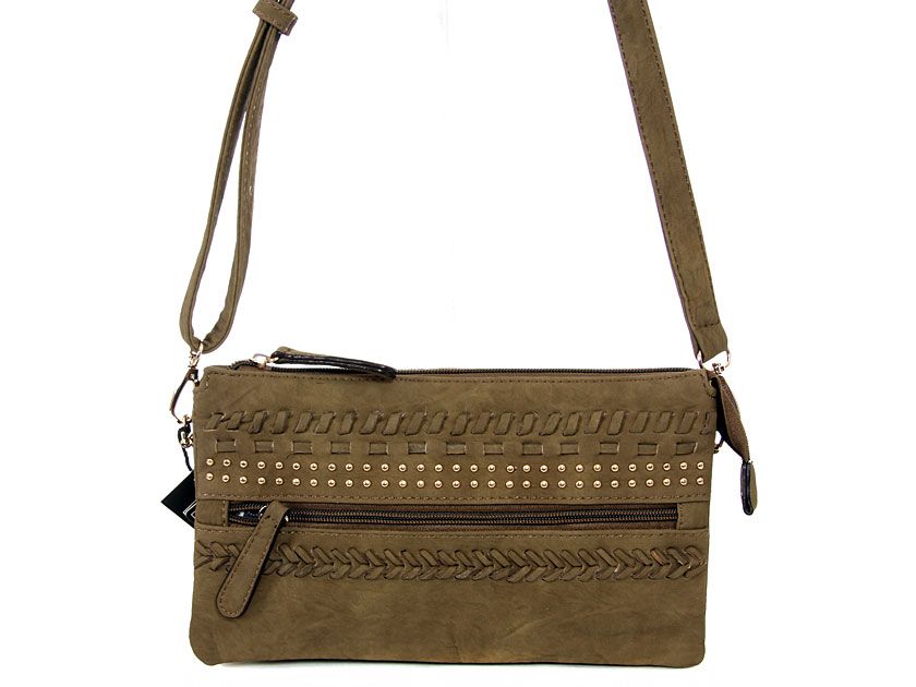 Wholesale Handbags #skq-00742-tp Faux Leather Shoulder bag. Top zipper closing, three separate ...