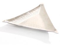 Stainless Steel Triangular Hammered Tray