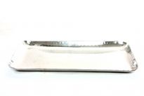 Hammered Stainless Steel Rectangular Tray