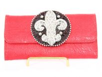 Fleur De Liz check book wallet