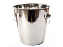 Stainless Steel Wine Bucket with SS handles
