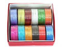 Assorted Colors  Plastic Bangles<BR> Sold Per Box containing 12 dozens