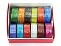 Assorted Colors Plastic Bangles<br>Sold Per Box containing 12 Dozens