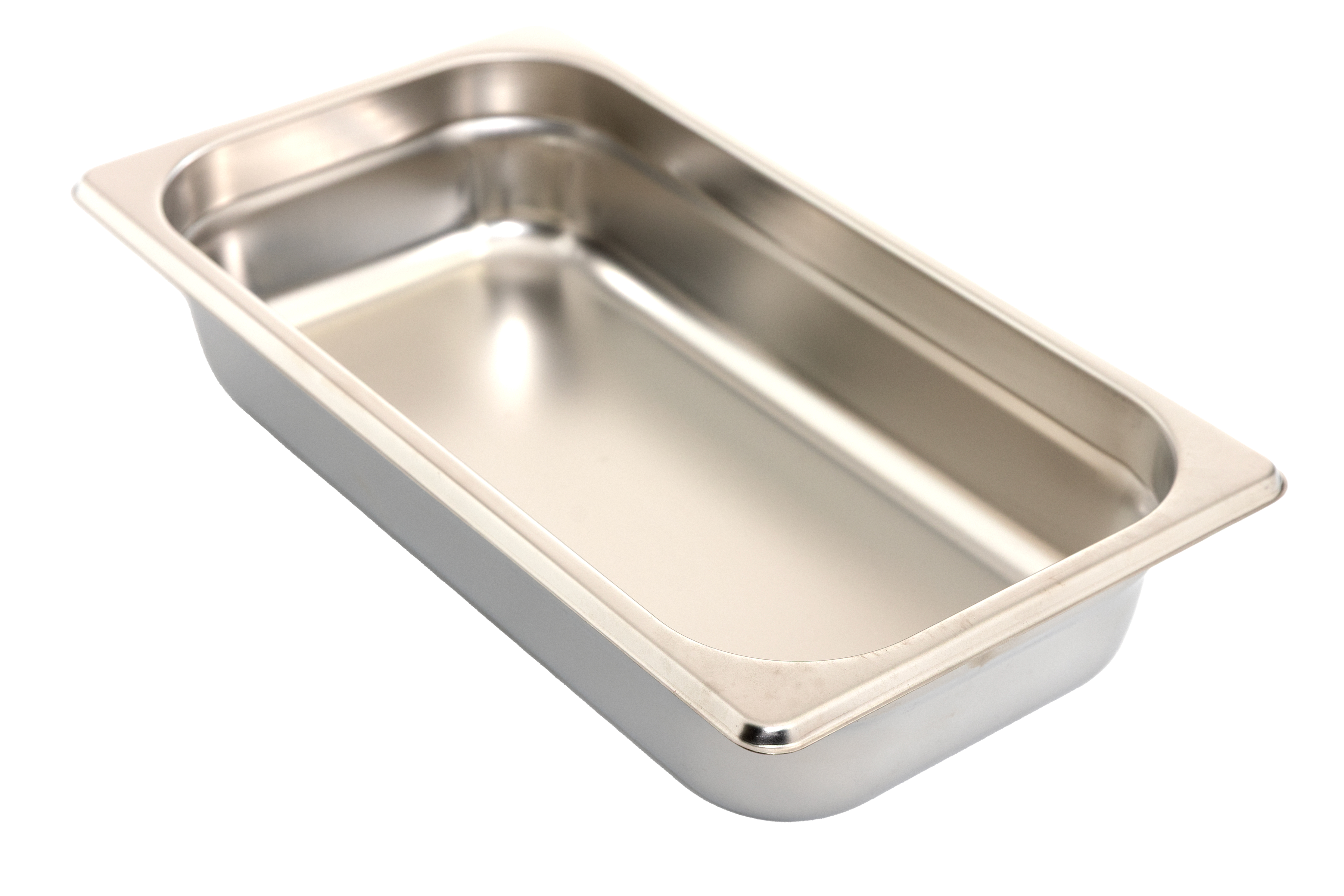 1/3  Size 2.5 inch deep Anti-Jam 25 Gauge NSF Food Pan