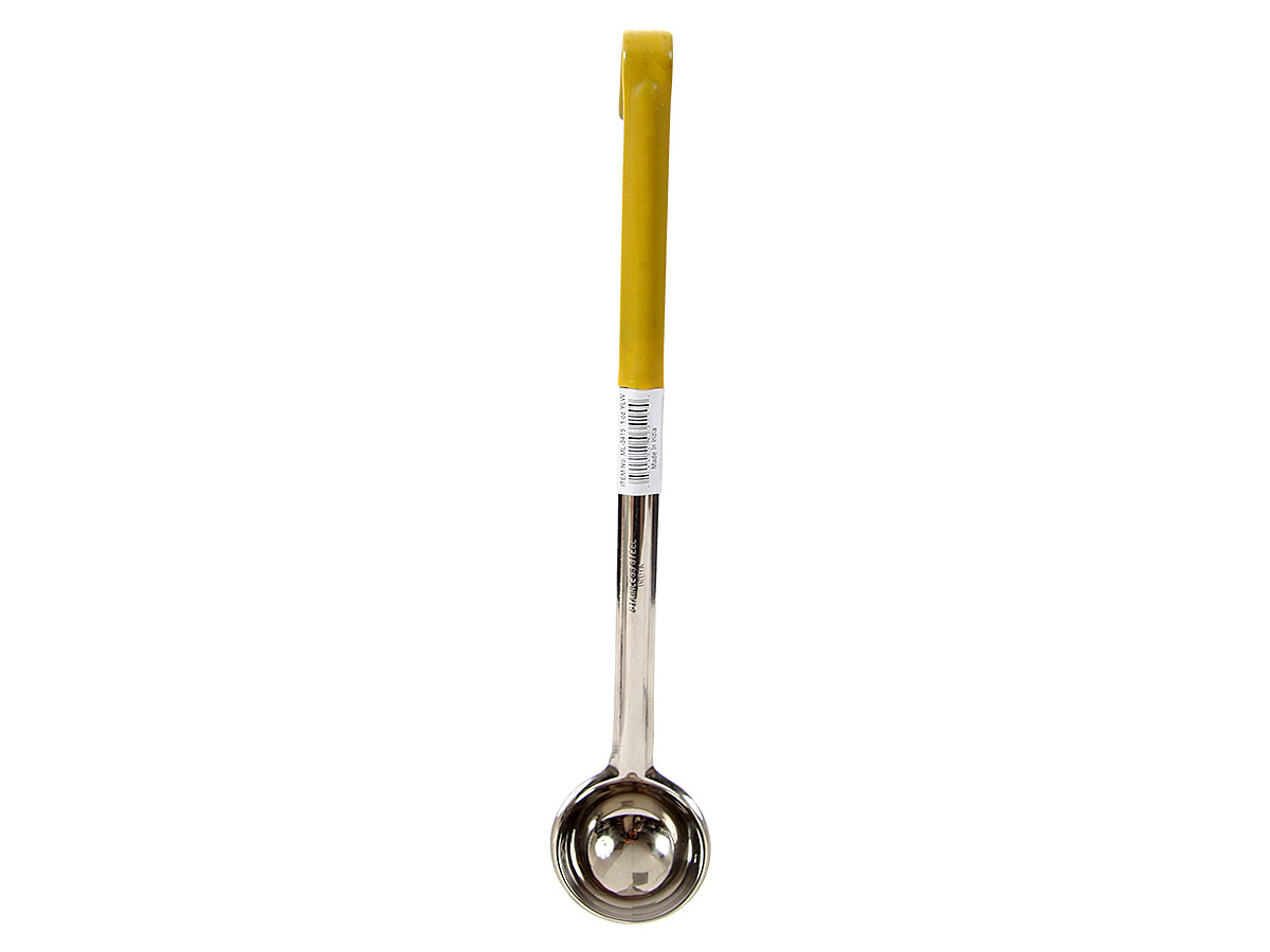 Color Coded Stainless Steel Measuring 1 Piece Ladle - Yellow