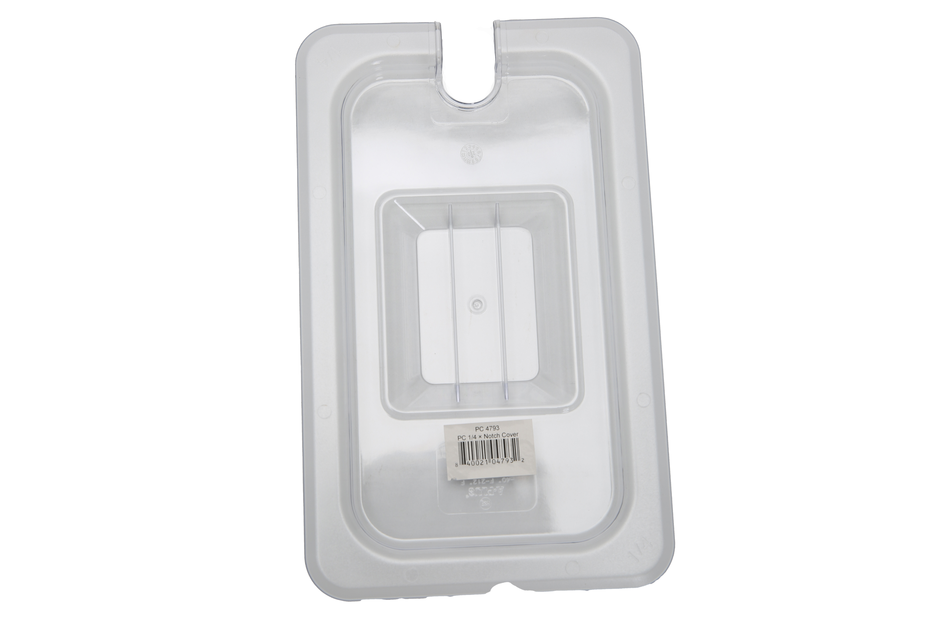 Polycarbonate 1/4 Notched cover
