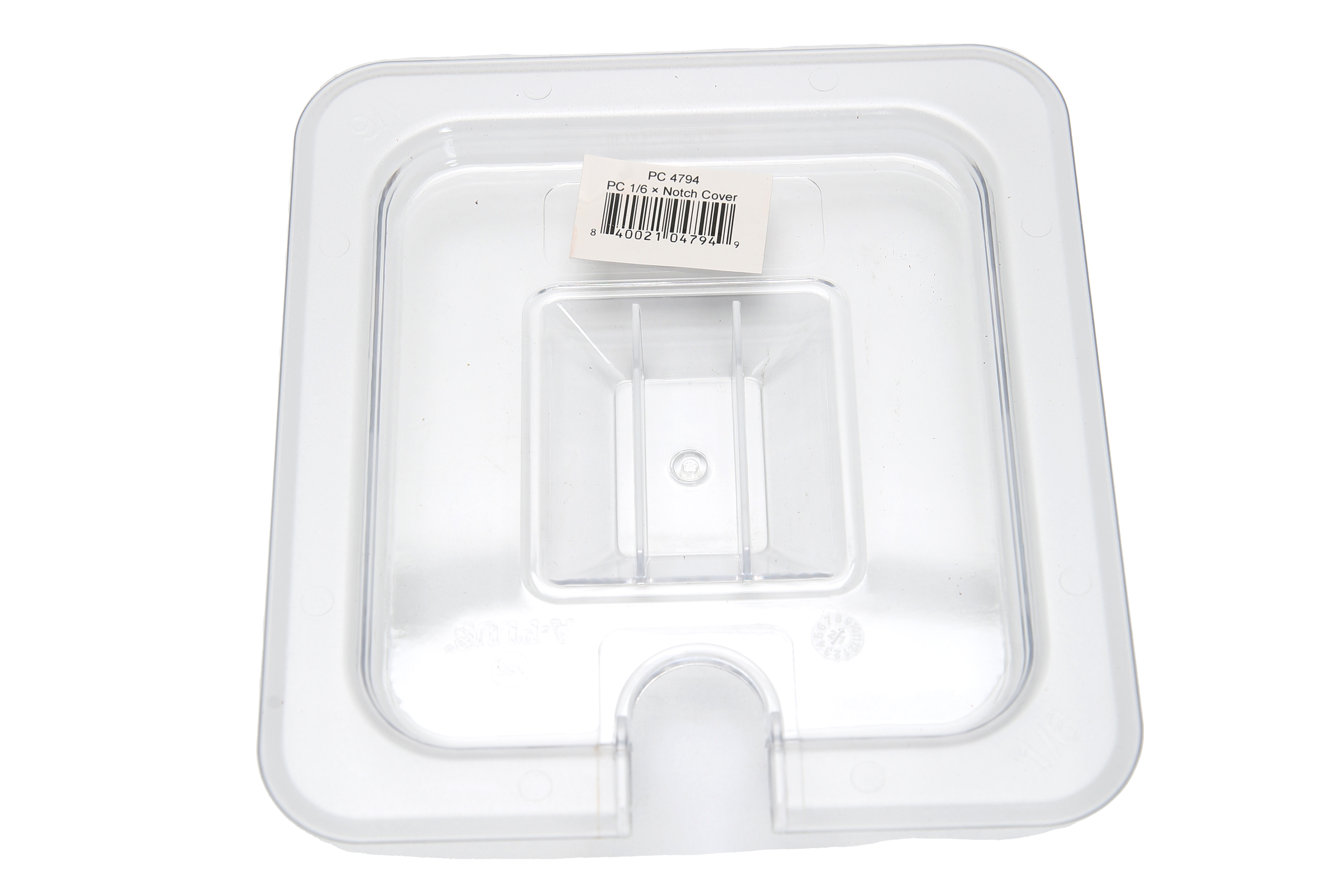 Polycarbonate 1/6 size Notched cover