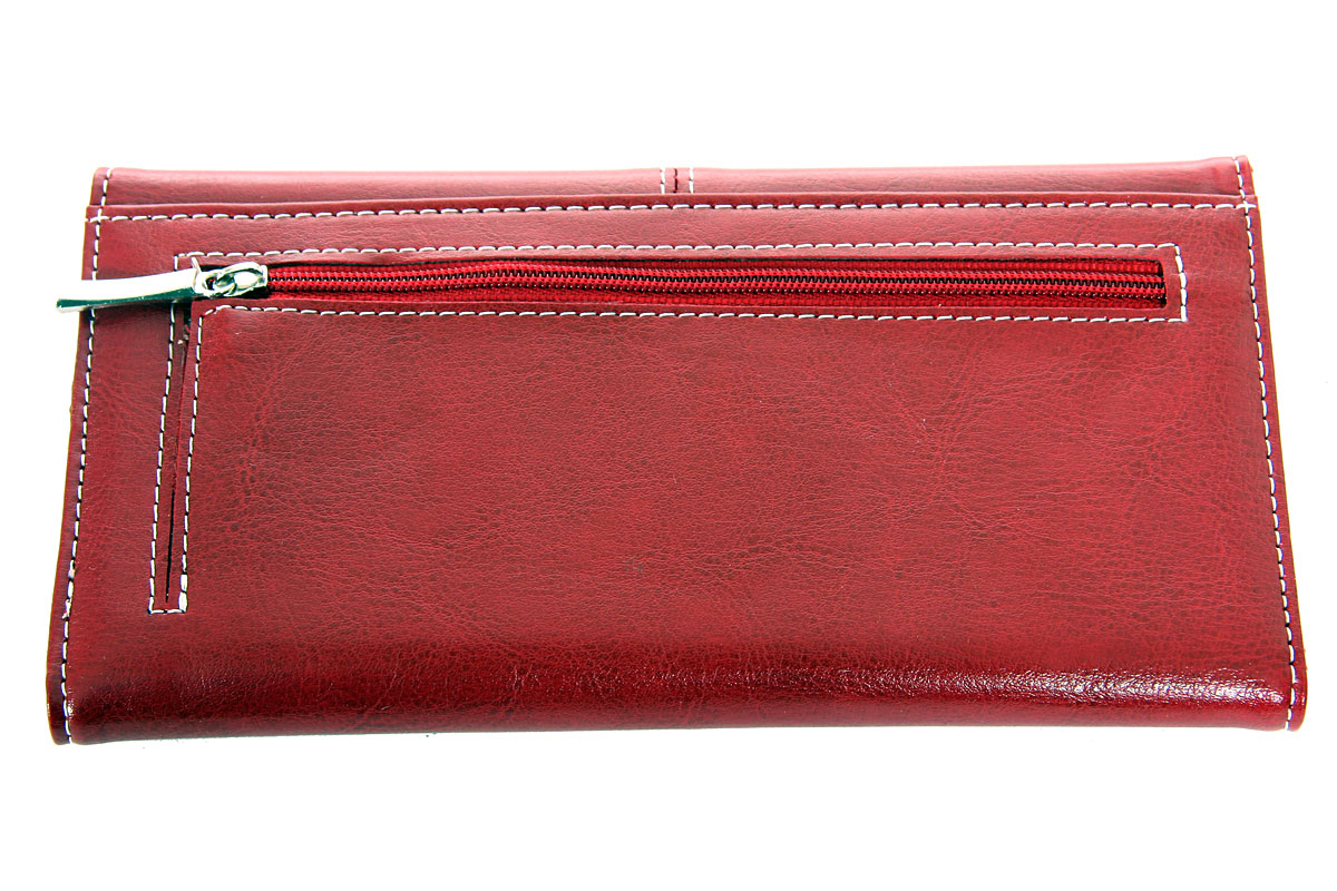 Wholesale Handbags W02 Leather Look PVC Ladies Check Book wallet