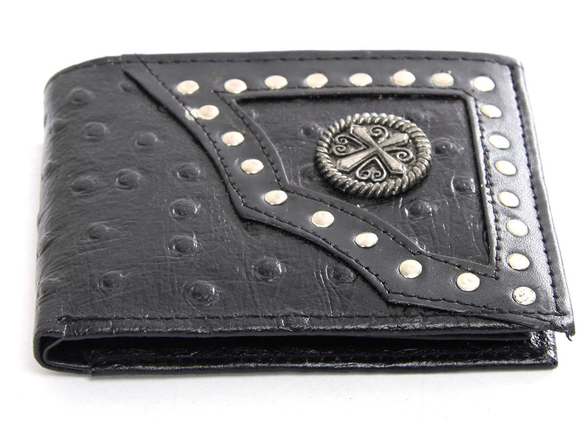 Wholesale Handbags #ww-2434 Genuine Leather western style bi-fold men wallet