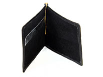 Lot of 12 Leather Magnetic Money Clip Credit ID Holder Wholesale Dozen Black